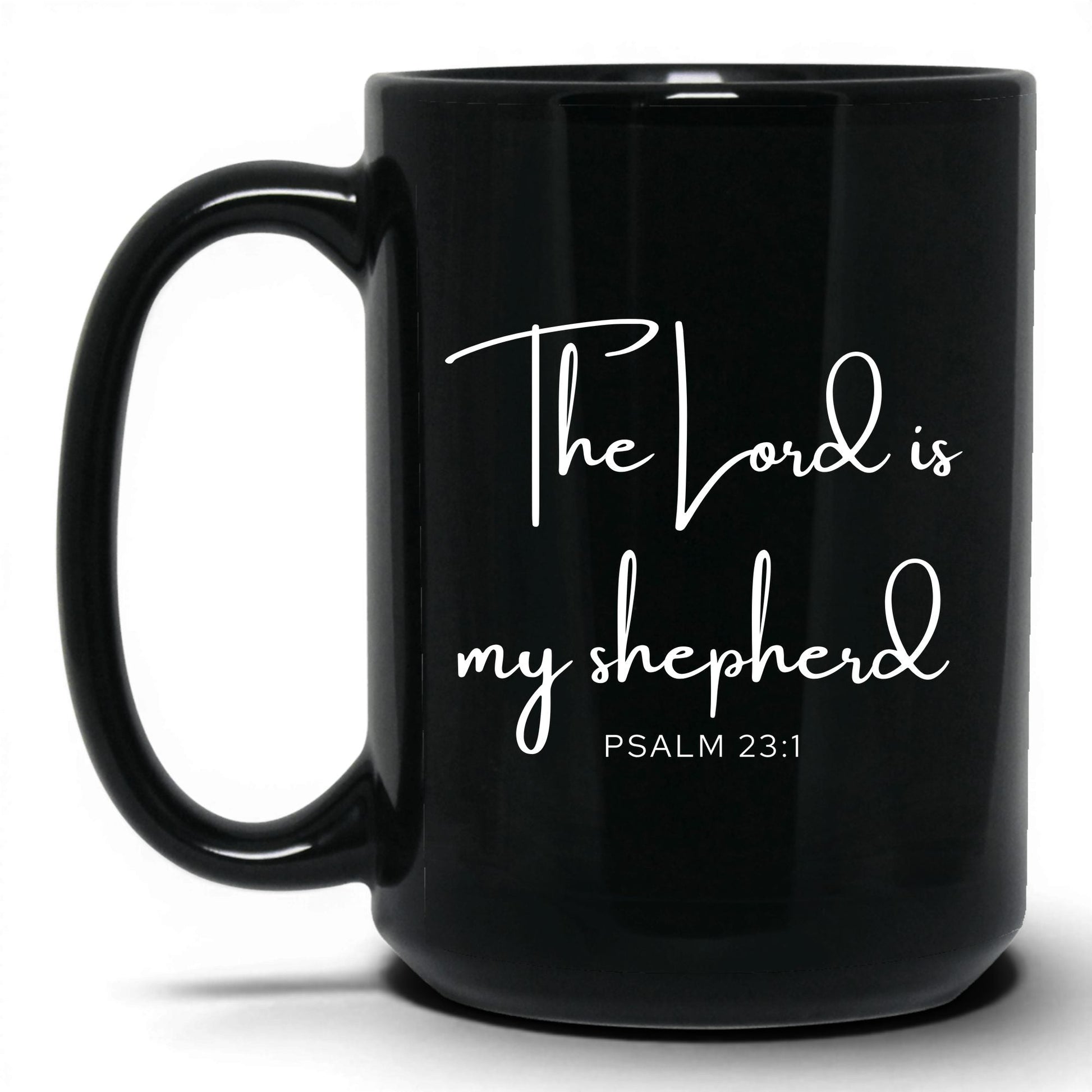 The Lord Is My Shepherd Coffee Mug – 11oz Black Mug