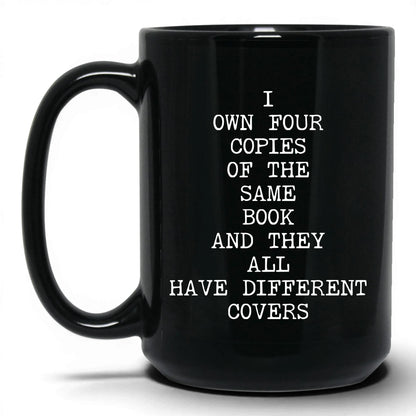 Four Copies Different Covers Coffee Mug