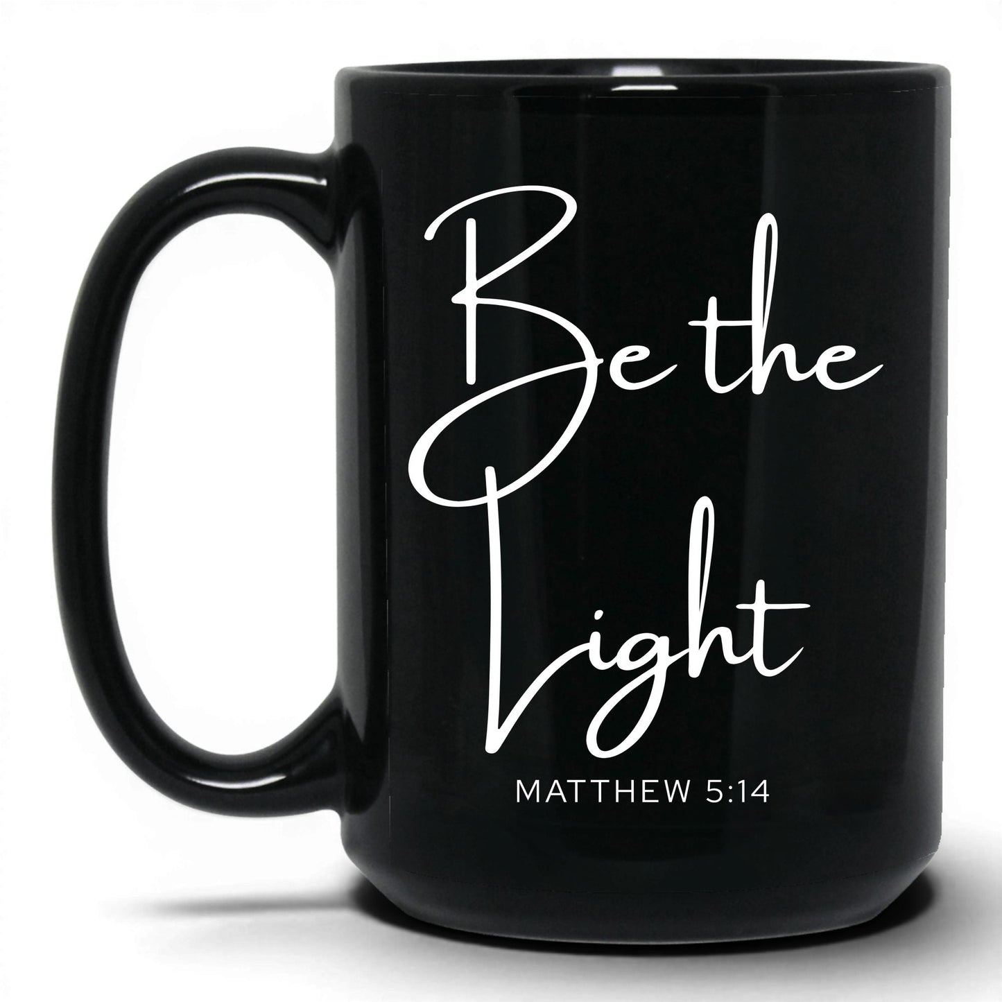 Be the Light Mug – 11oz Black Mug