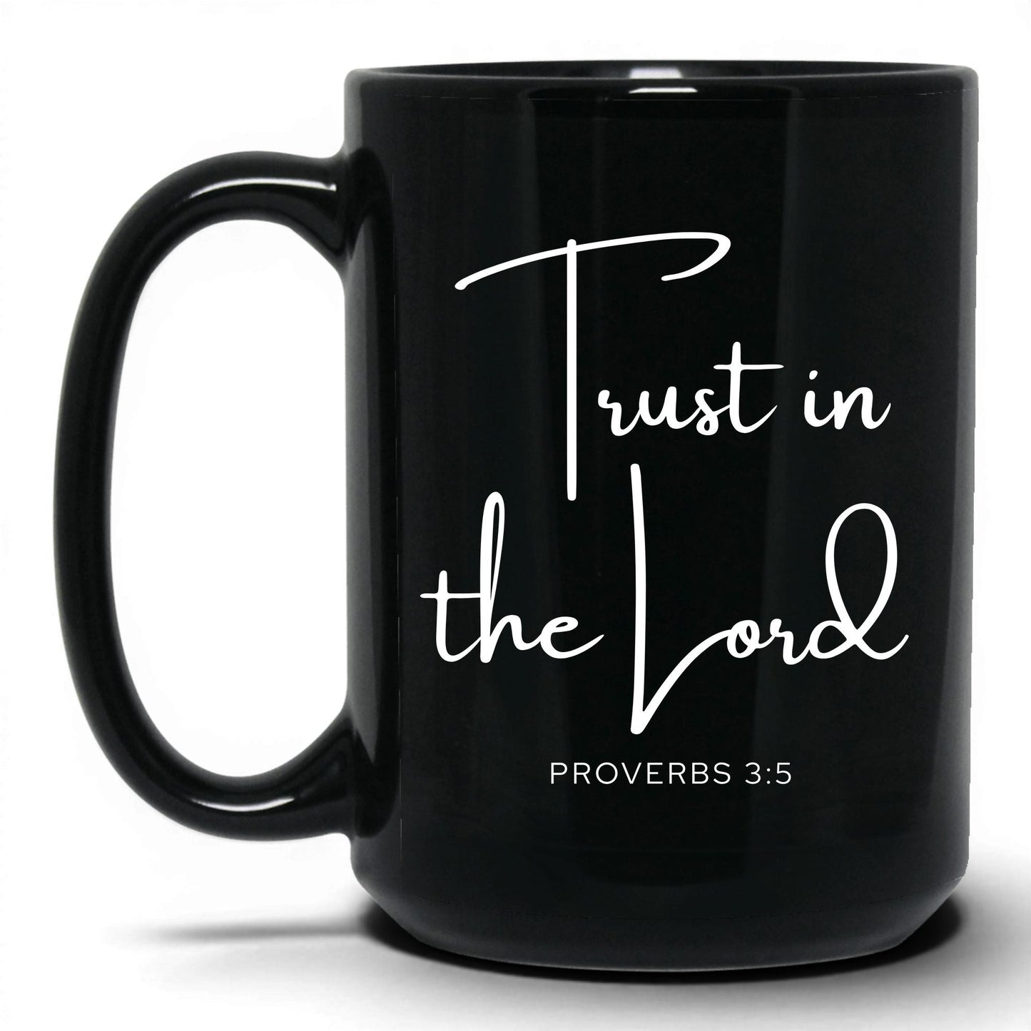 Lean Not on Your Own Mug – 11oz Black Mug