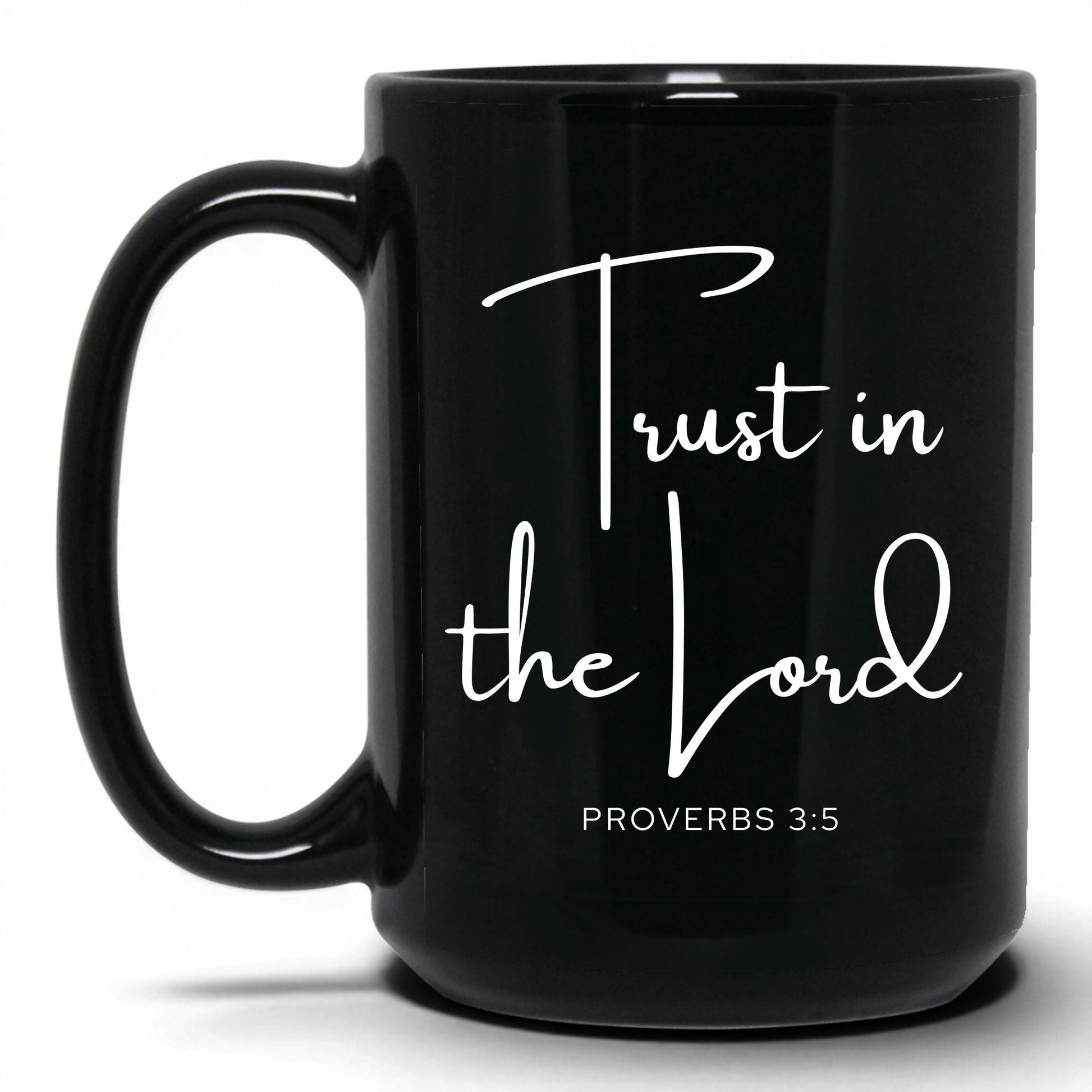 Lean Not on Your Own Mug – 11oz Black Mug