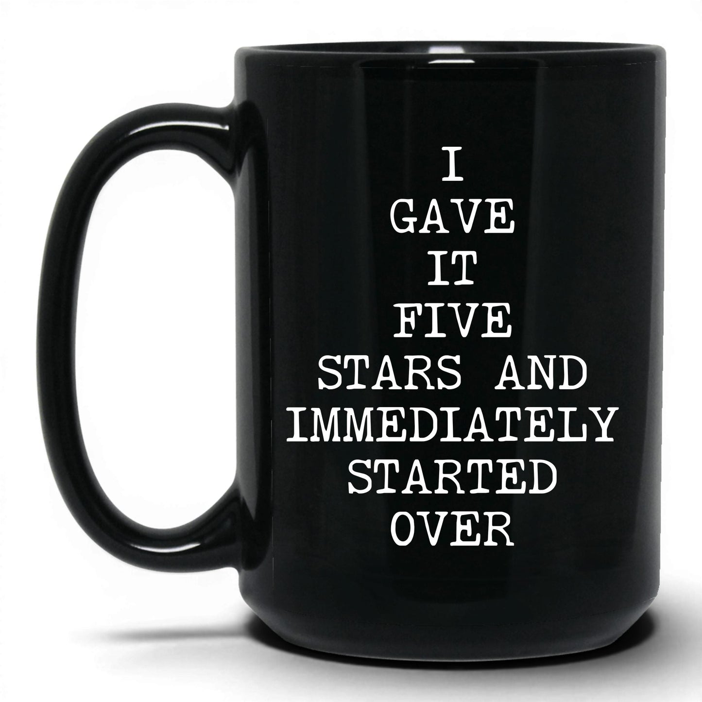 Five Stars Started Over Coffee Mug