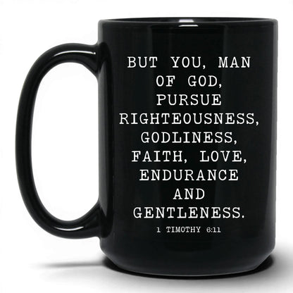 Man of God Mug – 11oz Black Mug