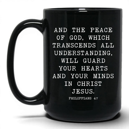 Peace of God Mug – 11oz Black Mug