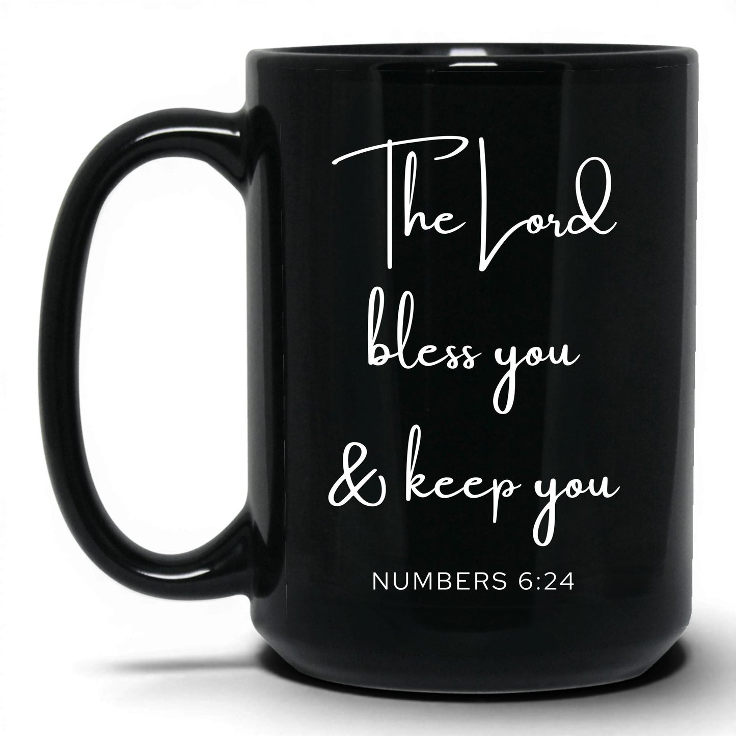 The Lord Bless You Mug – 15oz Black Mug