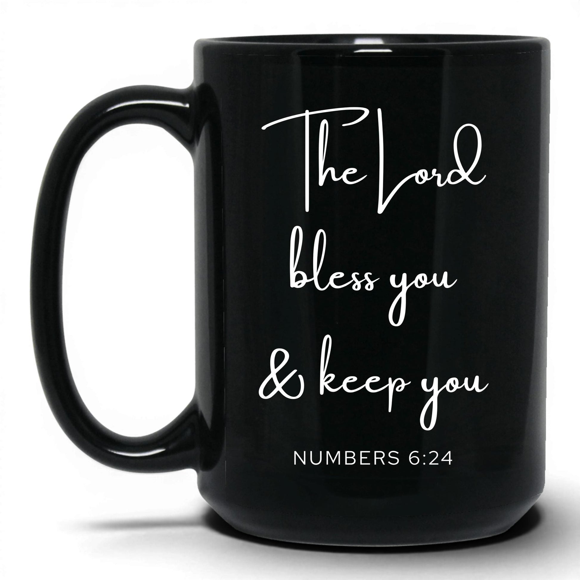 The Lord Bless You Mug – 15oz Black Mug