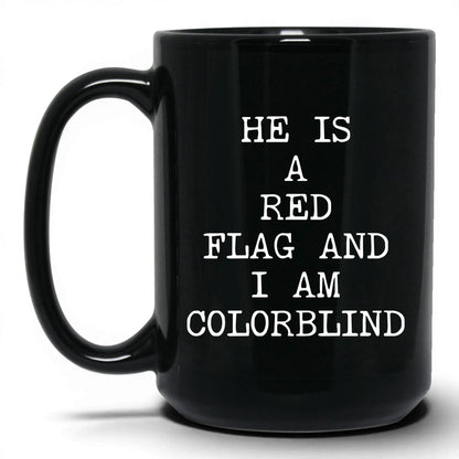 Red Flag and Colorblind Coffee Mug