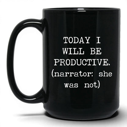 Productive Narrator Coffee Mug