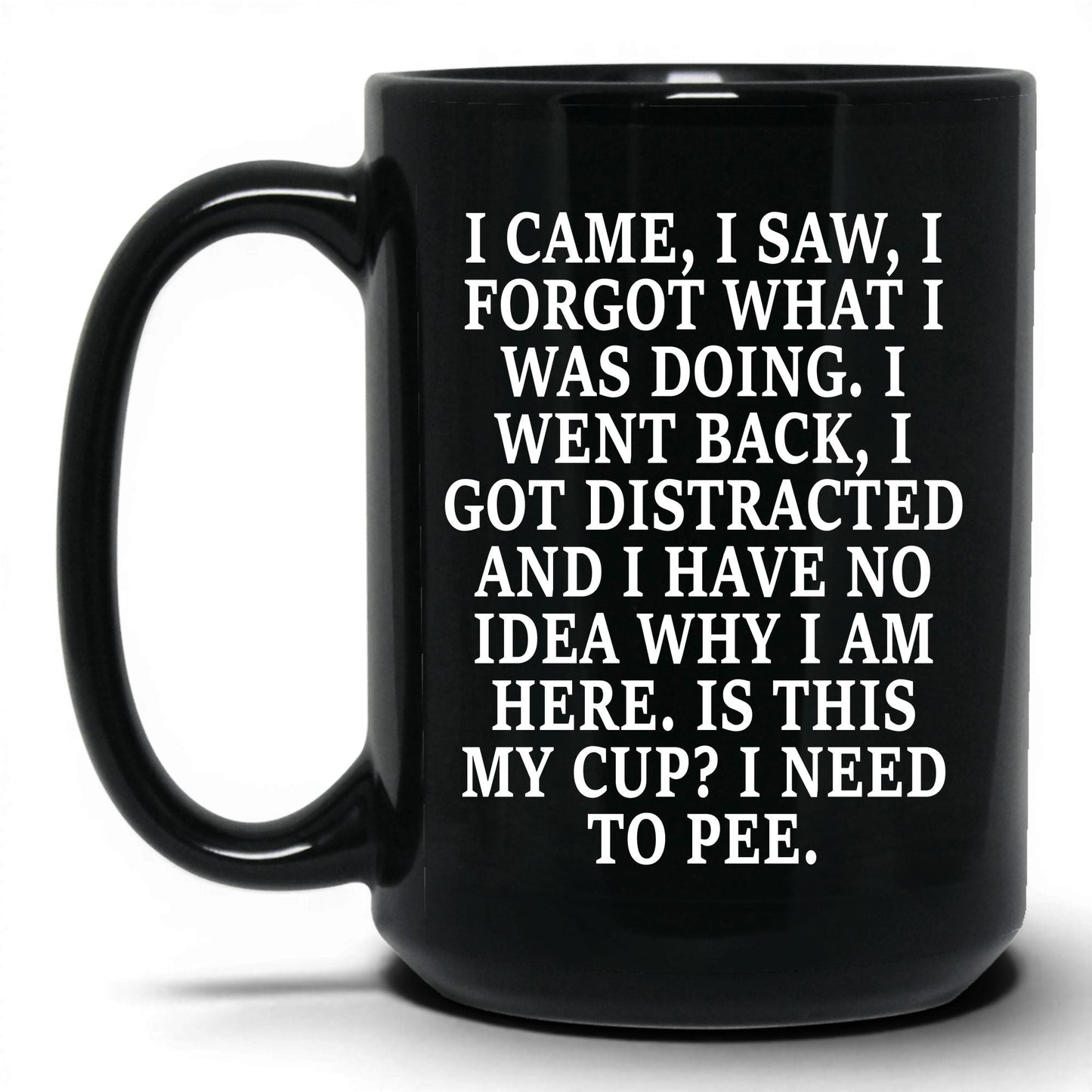 I Forgot What I Was Doing Mug – 15oz Black Mug