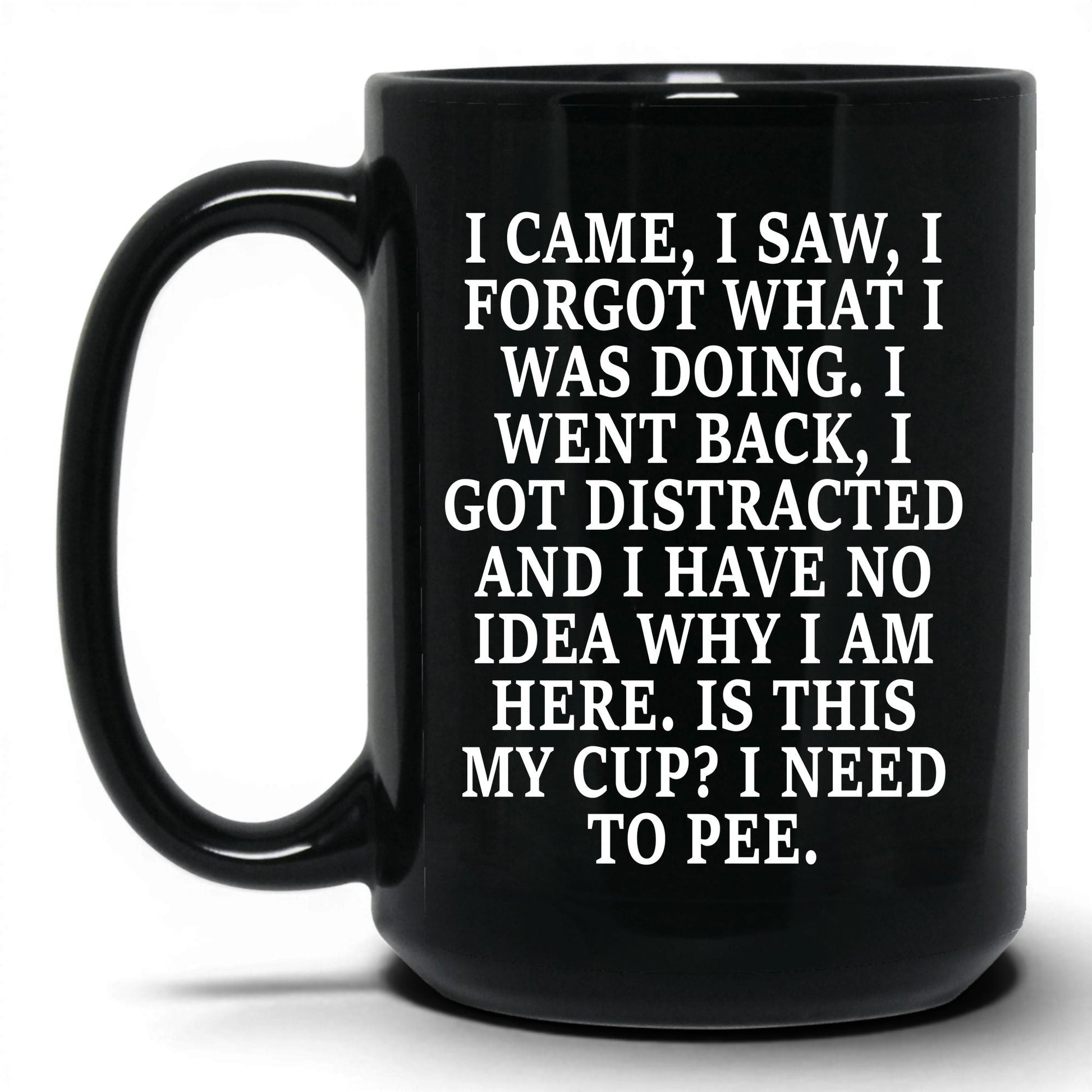 I Forgot What I Was Doing Mug – 15oz Black Mug
