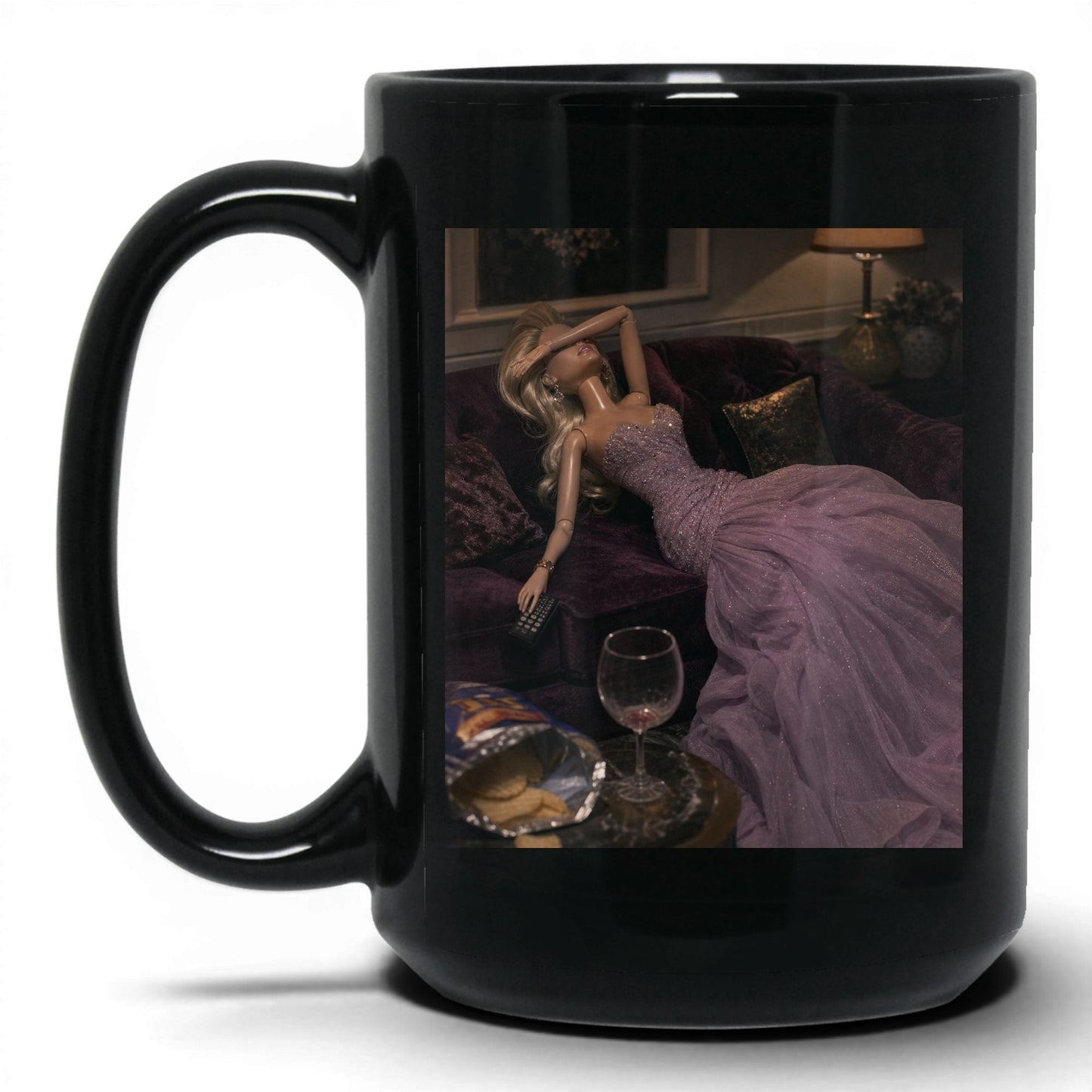 Resting Doll Face Coffee Mug