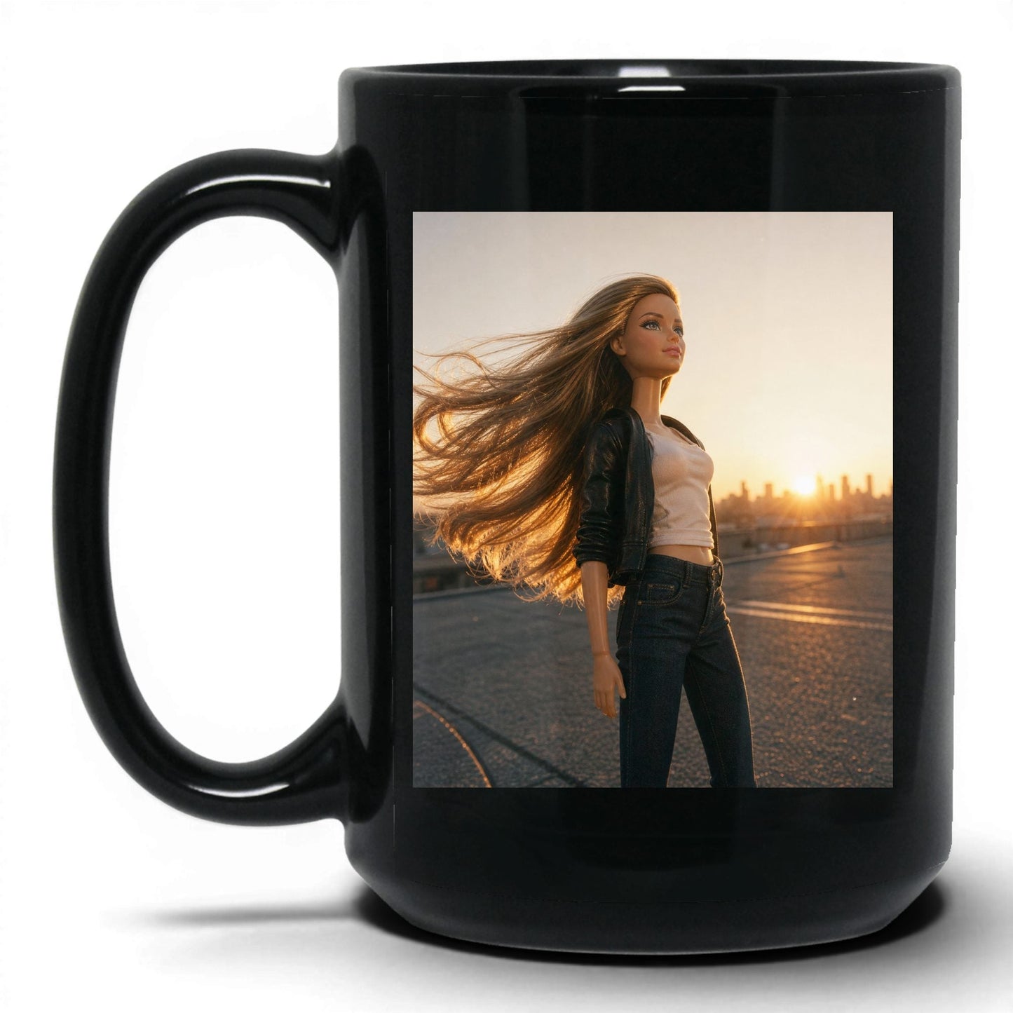 Main Character Doll Face Coffee Mug