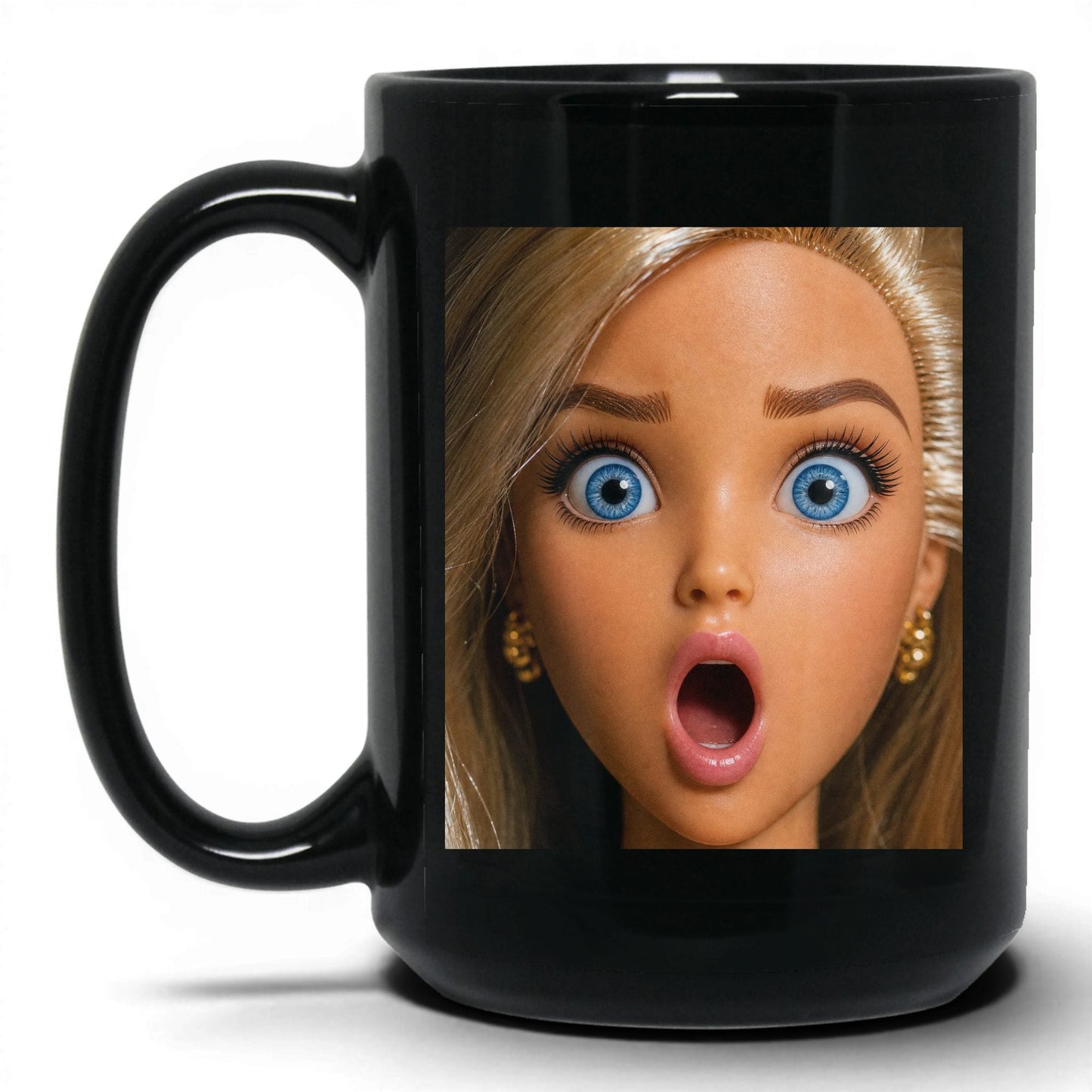 Offended Doll Face Coffee Mug