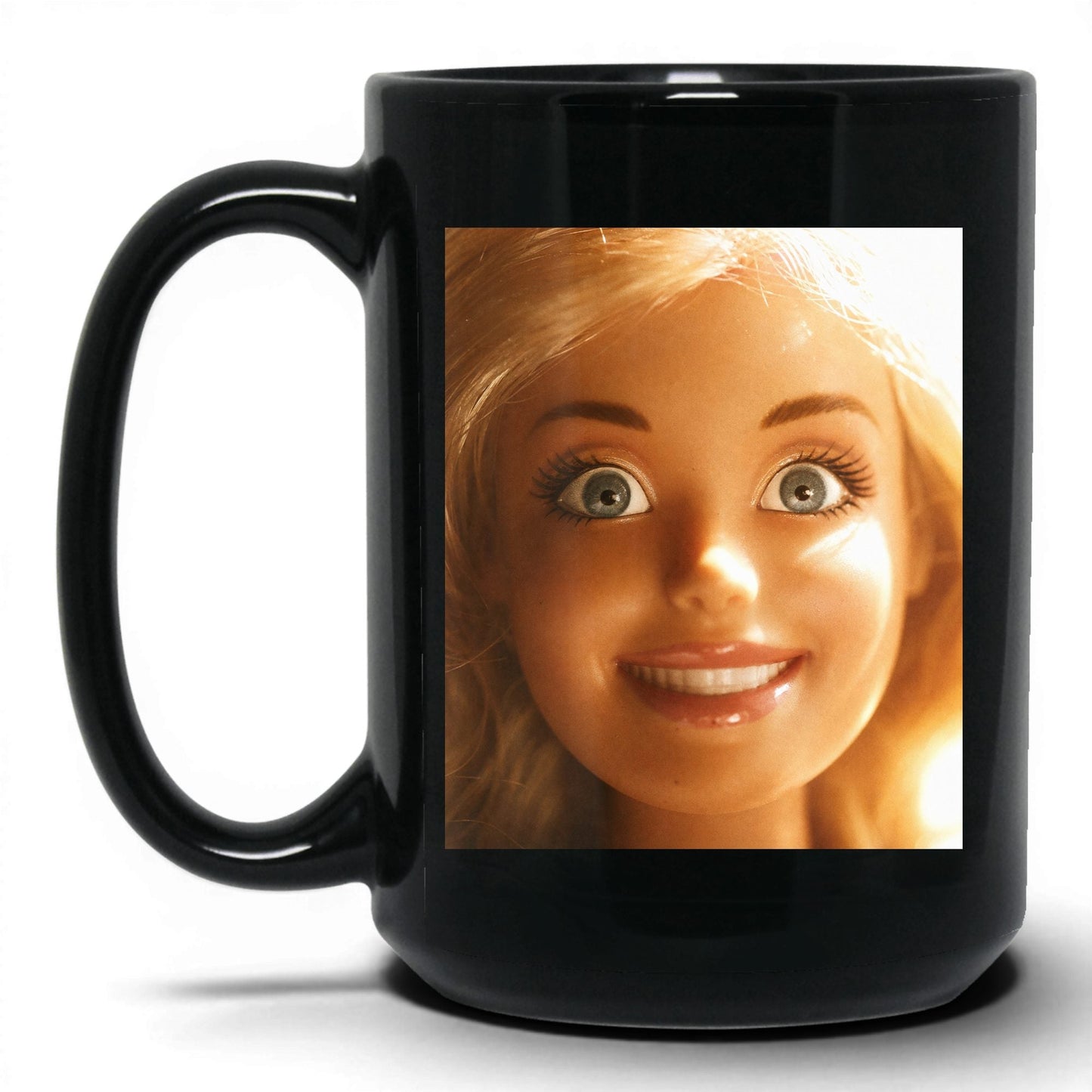 Unhinged Doll Face Coffee Mug