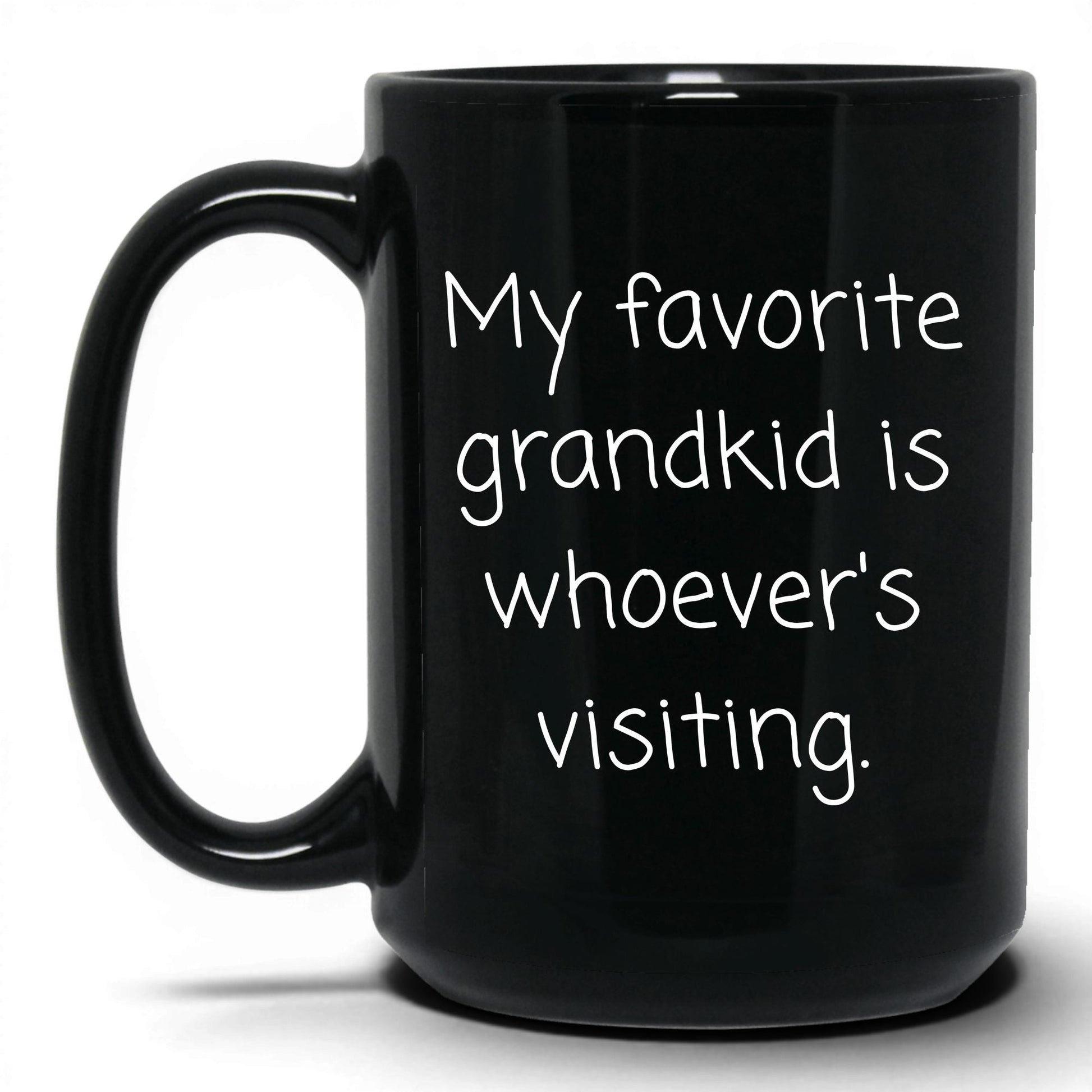 Favorite Grandkid Visiting Mug – 15oz Black Mug