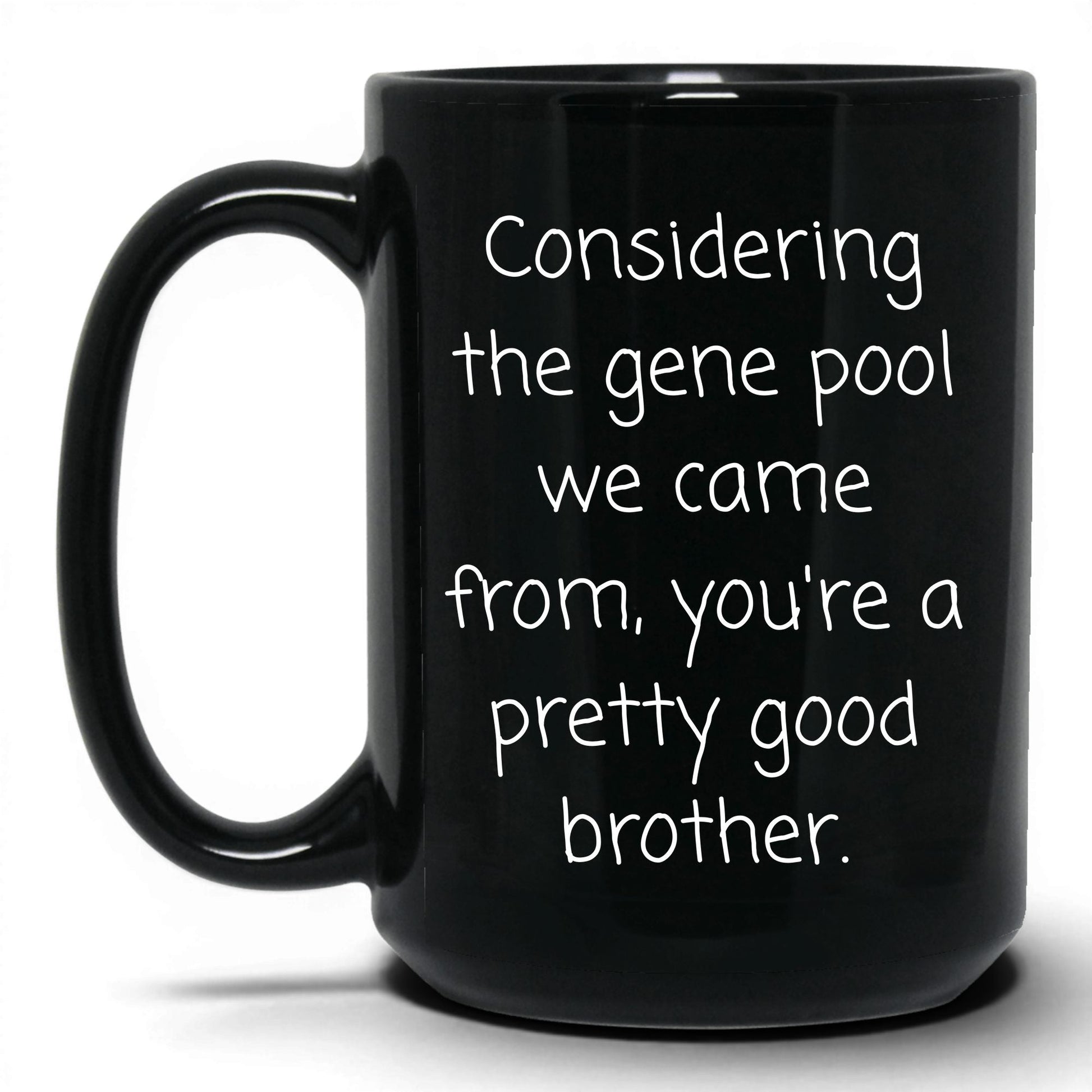 Pretty Good Gene Pool Mug – 15oz Black Mug