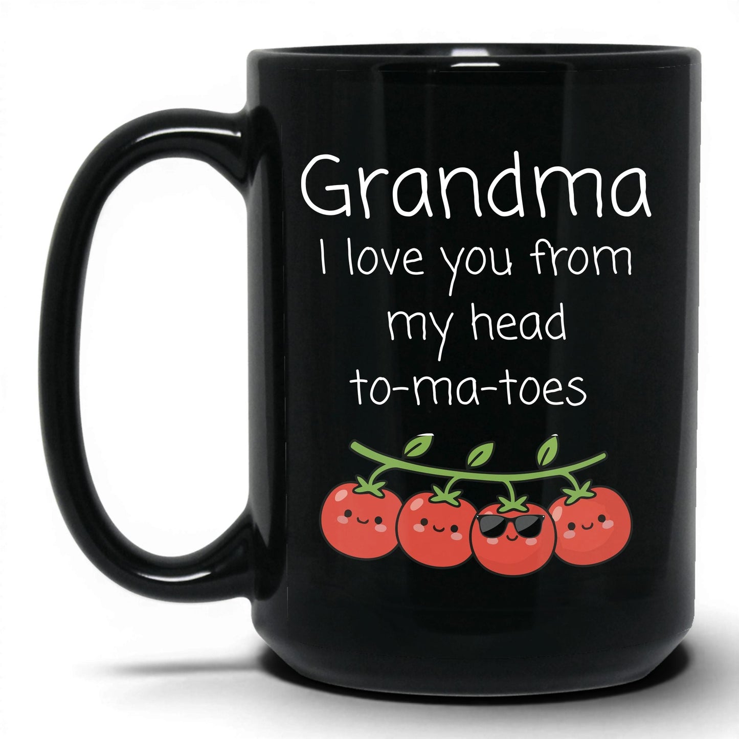 Grandma to Ma Toes Mug – 15oz Black Mug