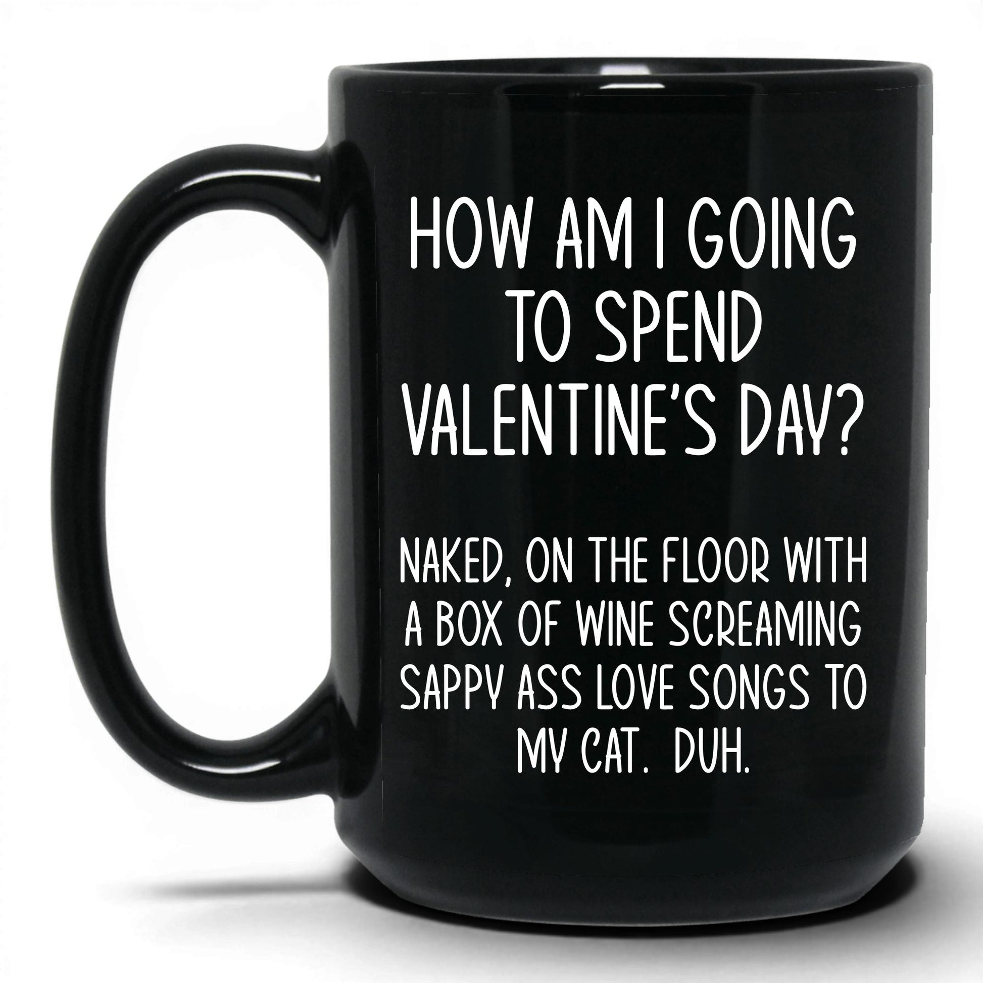 Wine and Screaming Into the Void Mug – 15oz Black Mug
