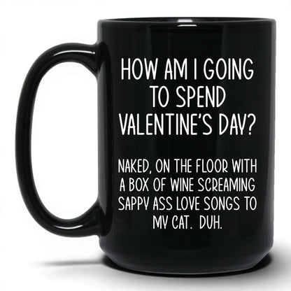 Wine and Screaming Into the Void Mug – 15oz Black Mug