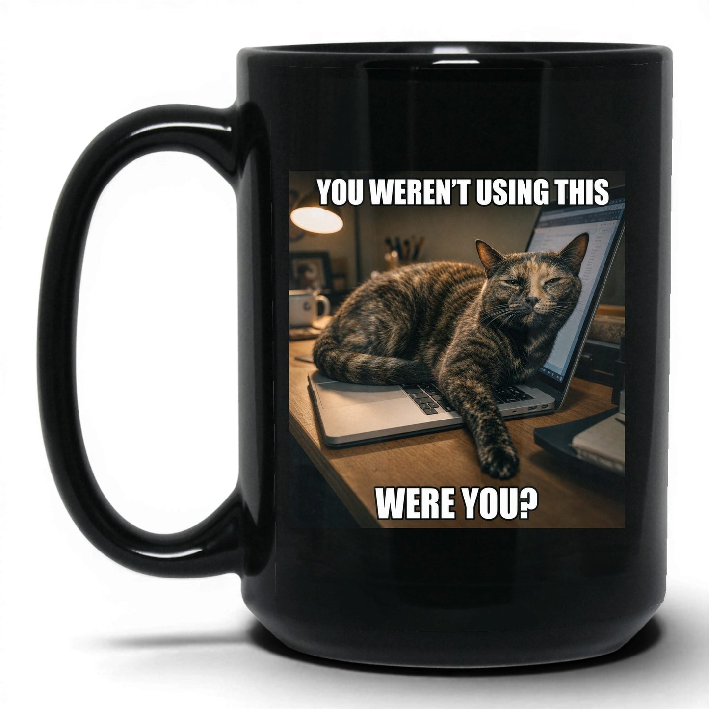 You Weren't Using This Cat Coffee Mug