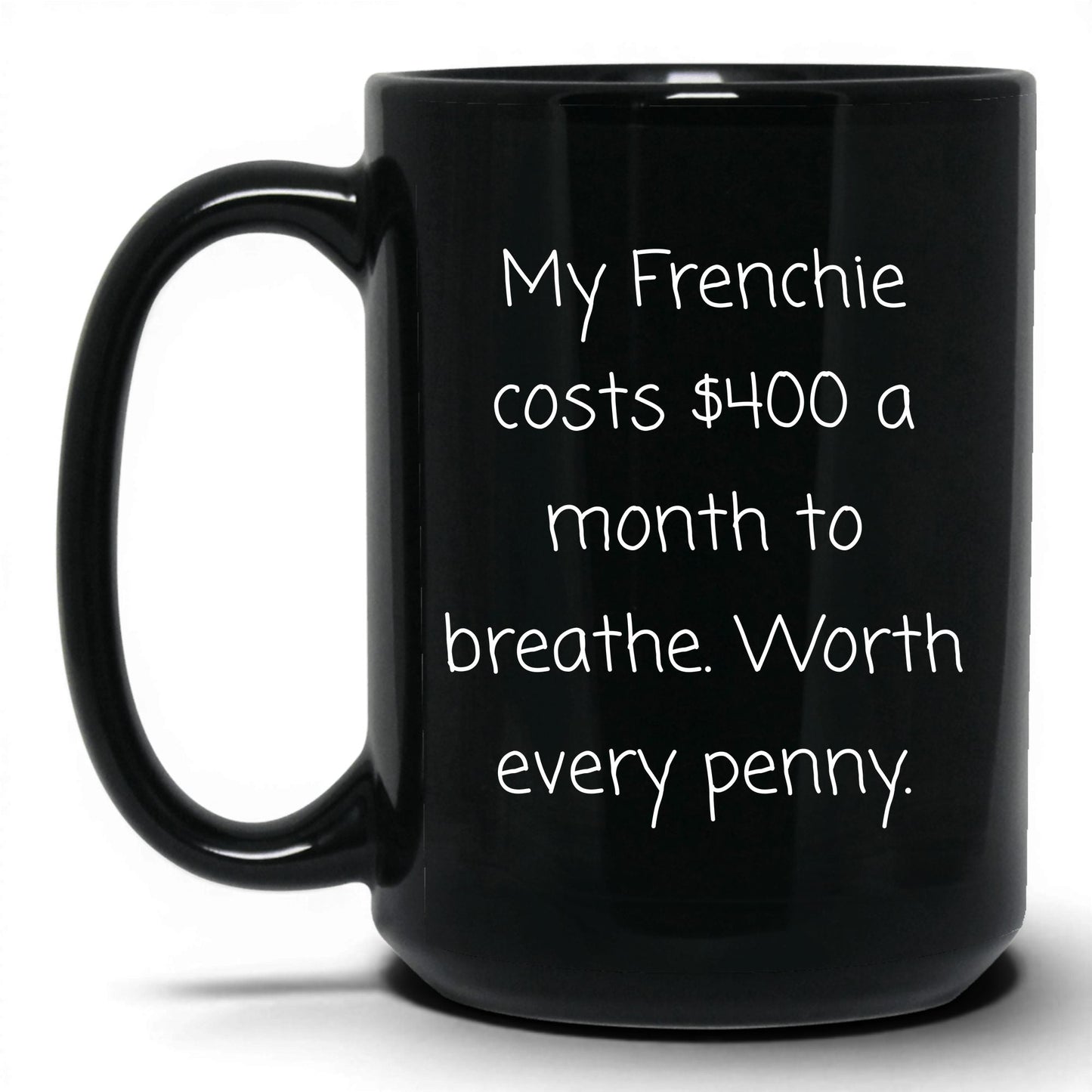 French Bulldog Mug – 15oz Black Mug
