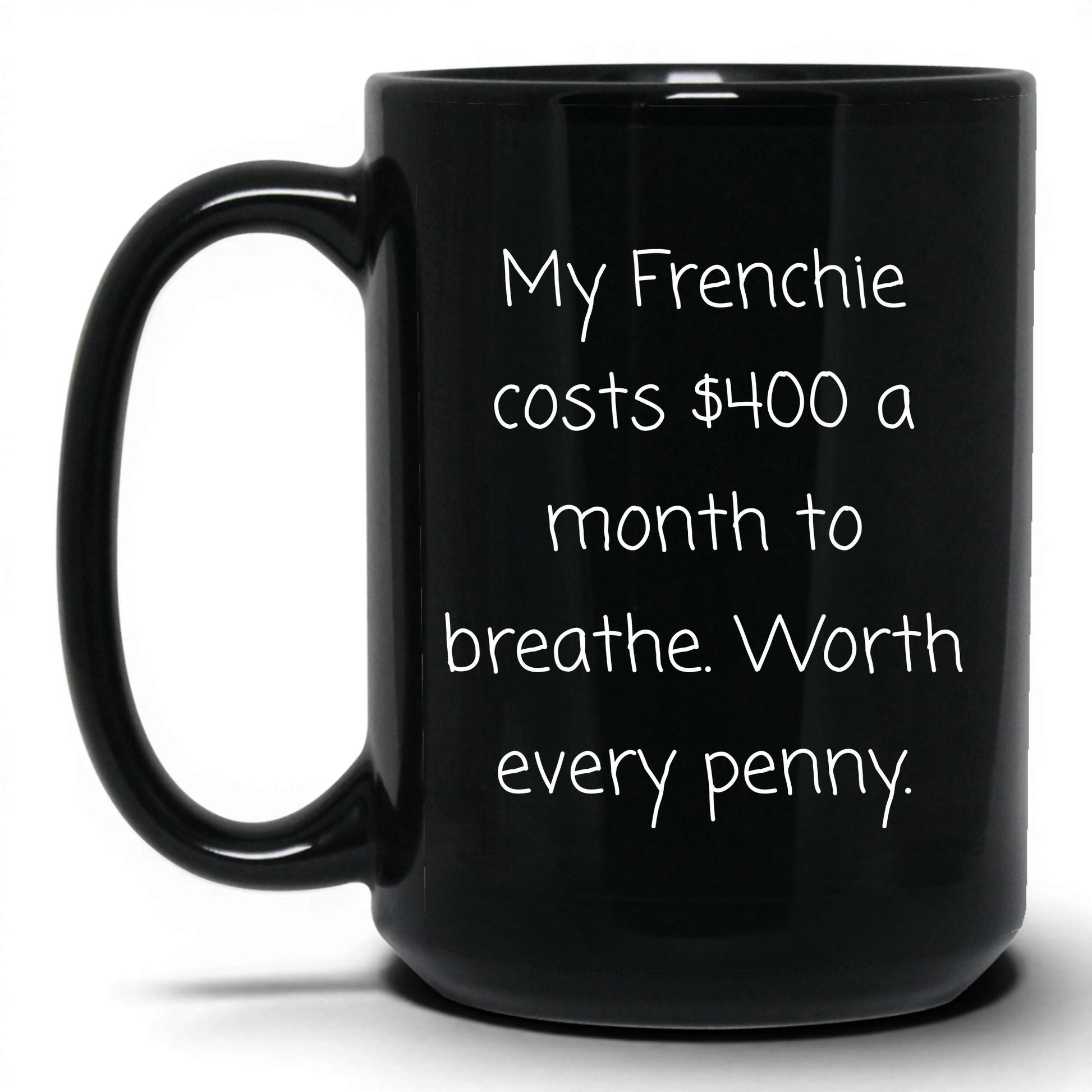 French Bulldog Mug – 15oz Black Mug
