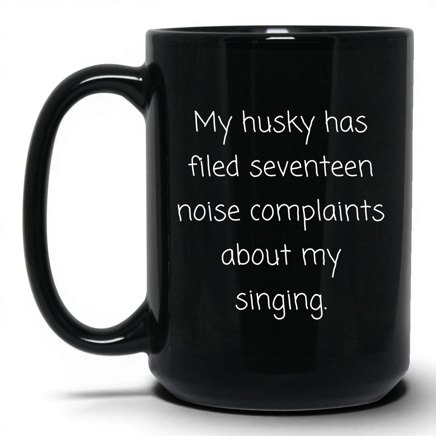 Husky Dog Mom Mug – 15oz Black Mug