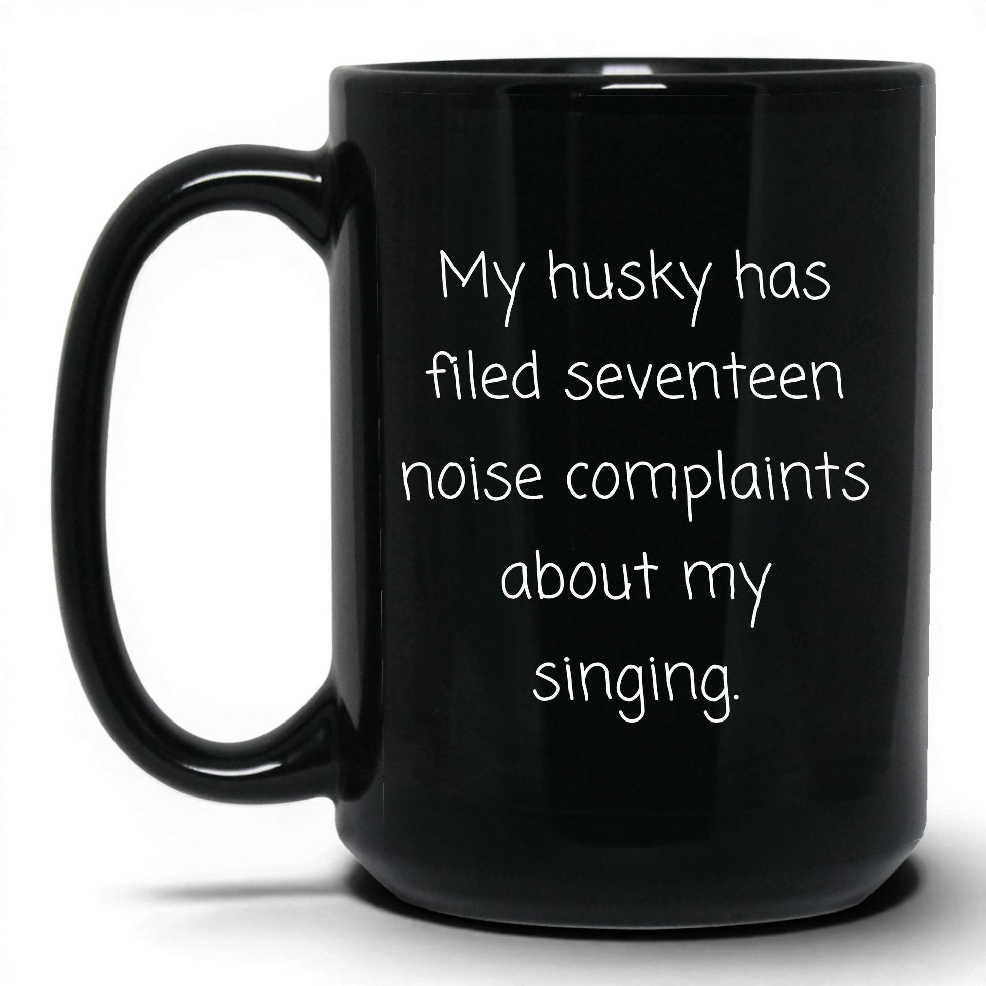 Husky Dog Mom Mug – 15oz Black Mug