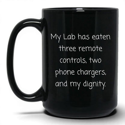 Labrador Dog Mom Mug – 15oz Black Mug