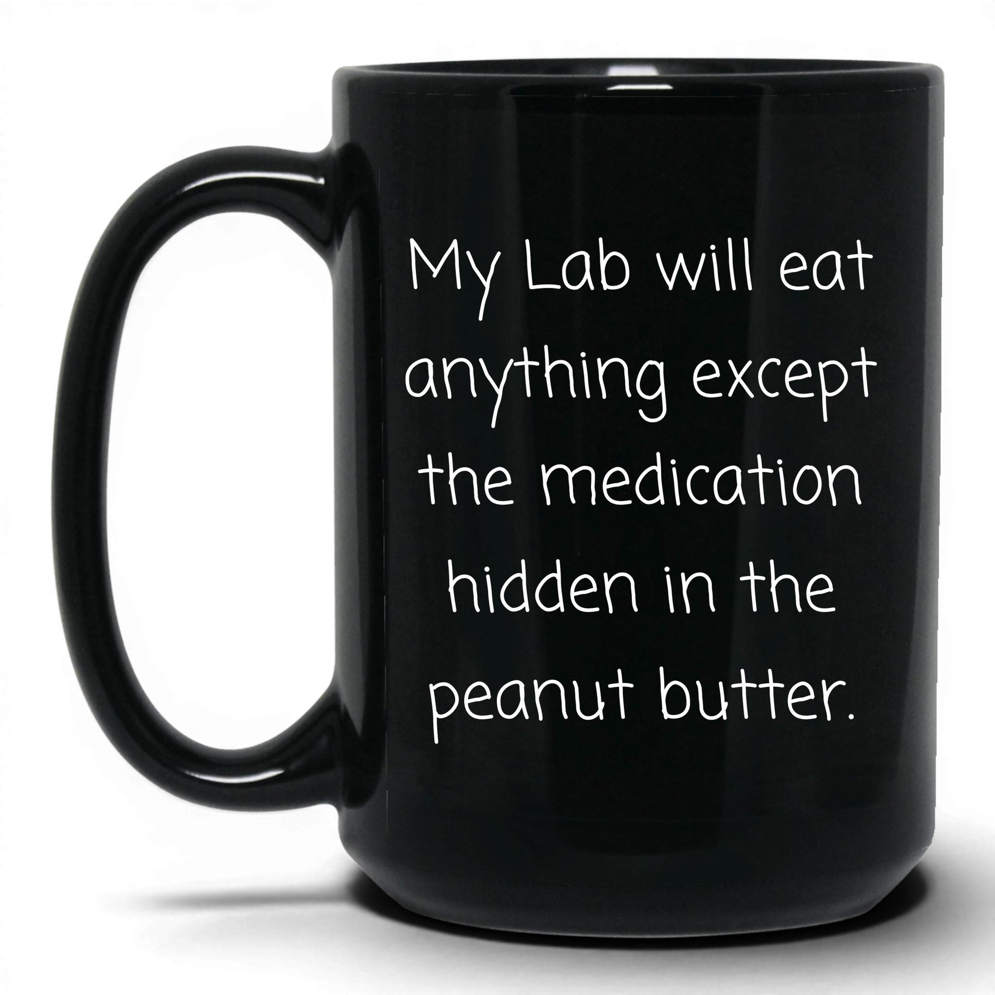 Sassy Labrador Mug – 15oz Black Mug