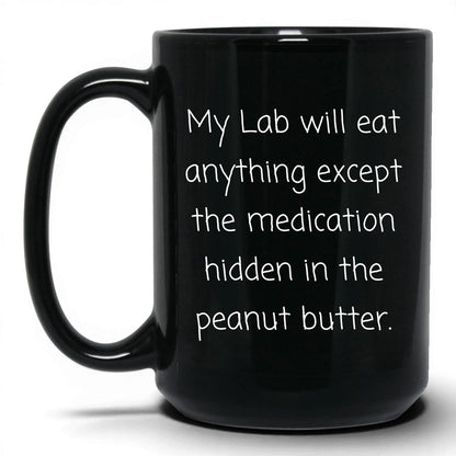 Sassy Labrador Mug – 15oz Black Mug