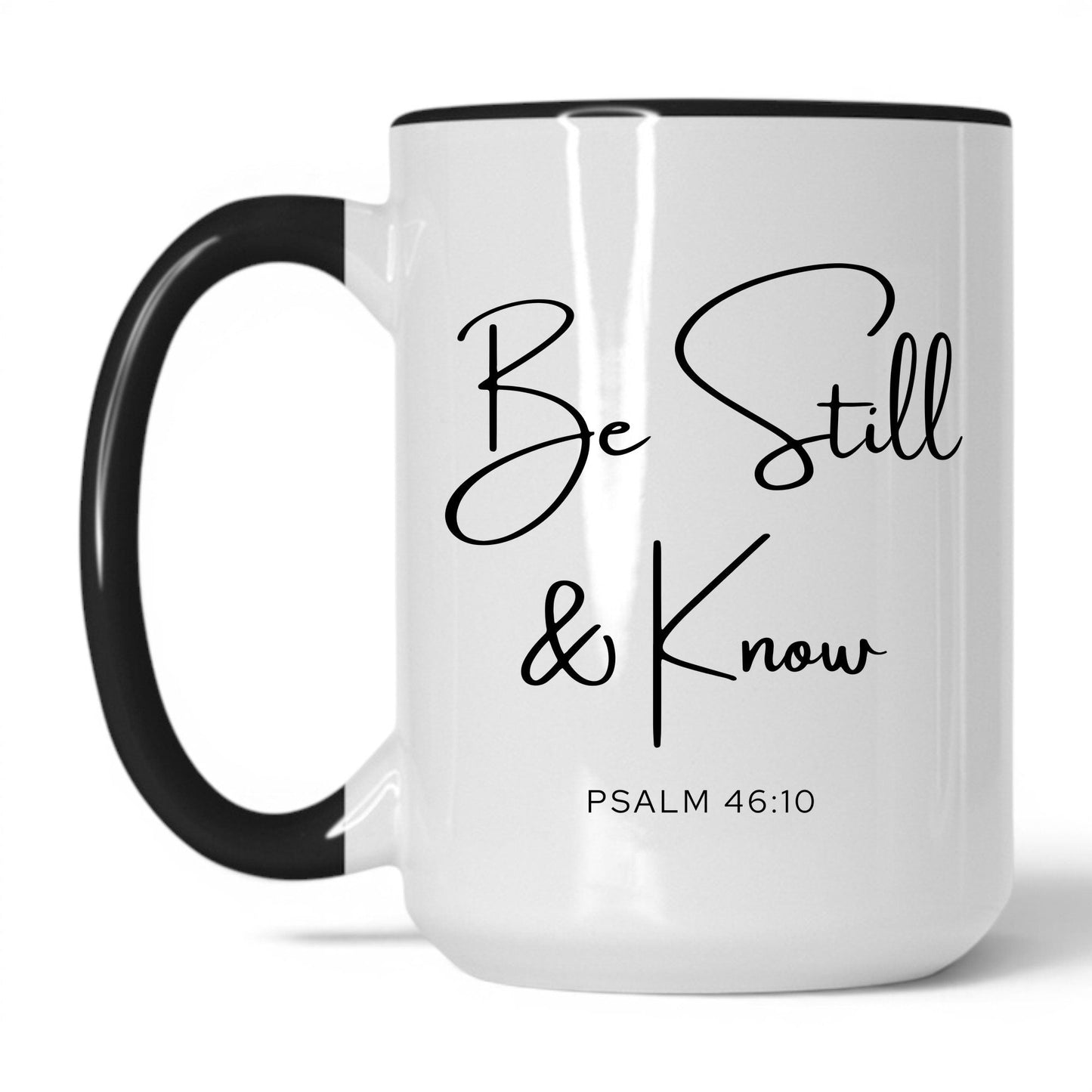 Lifestyle Photo #1 Be Still and Know Coffee Mug
