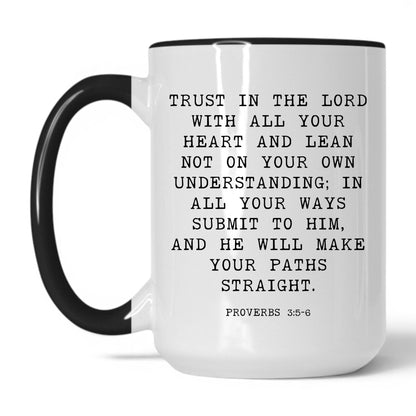 Lifestyle Photo #1 Trust in the Lord Mug