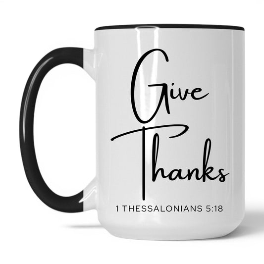 Lifestyle Photo #1 Give Thanks Mug