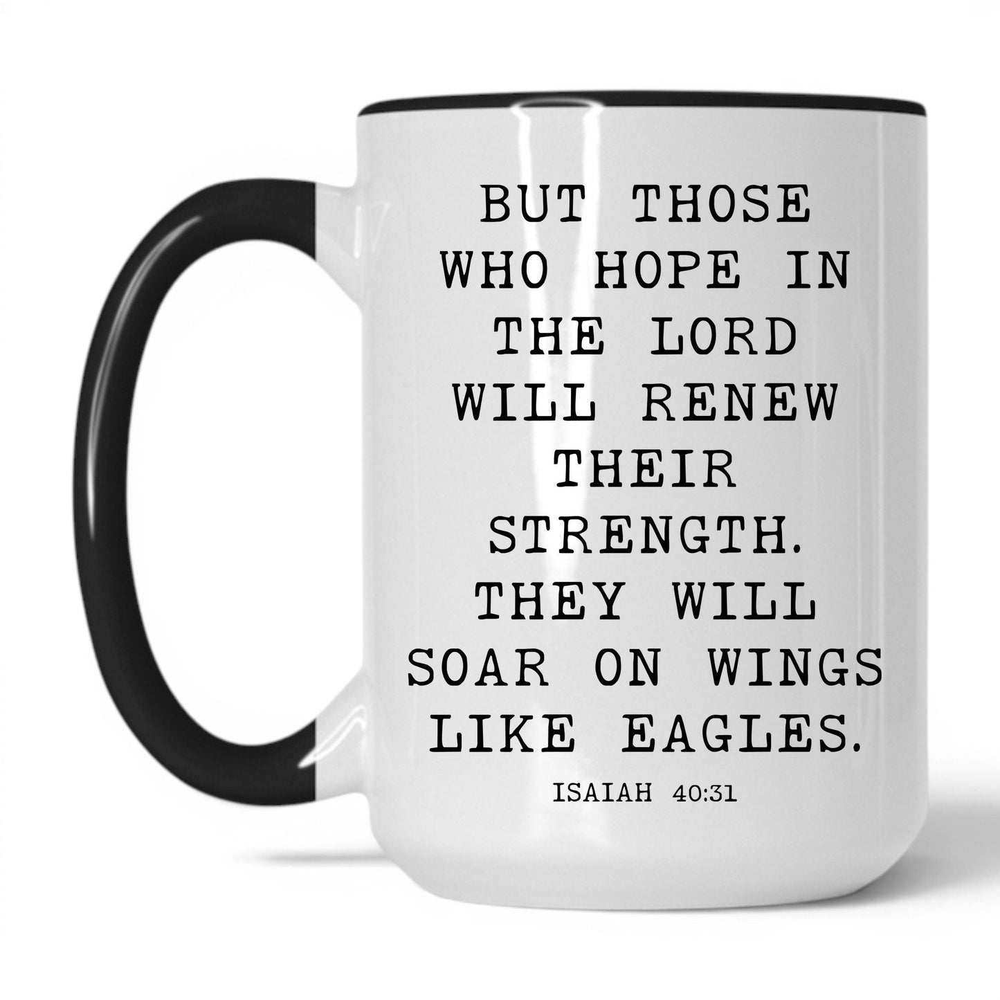 Lifestyle Photo #1 Wings Like Eagles Mug