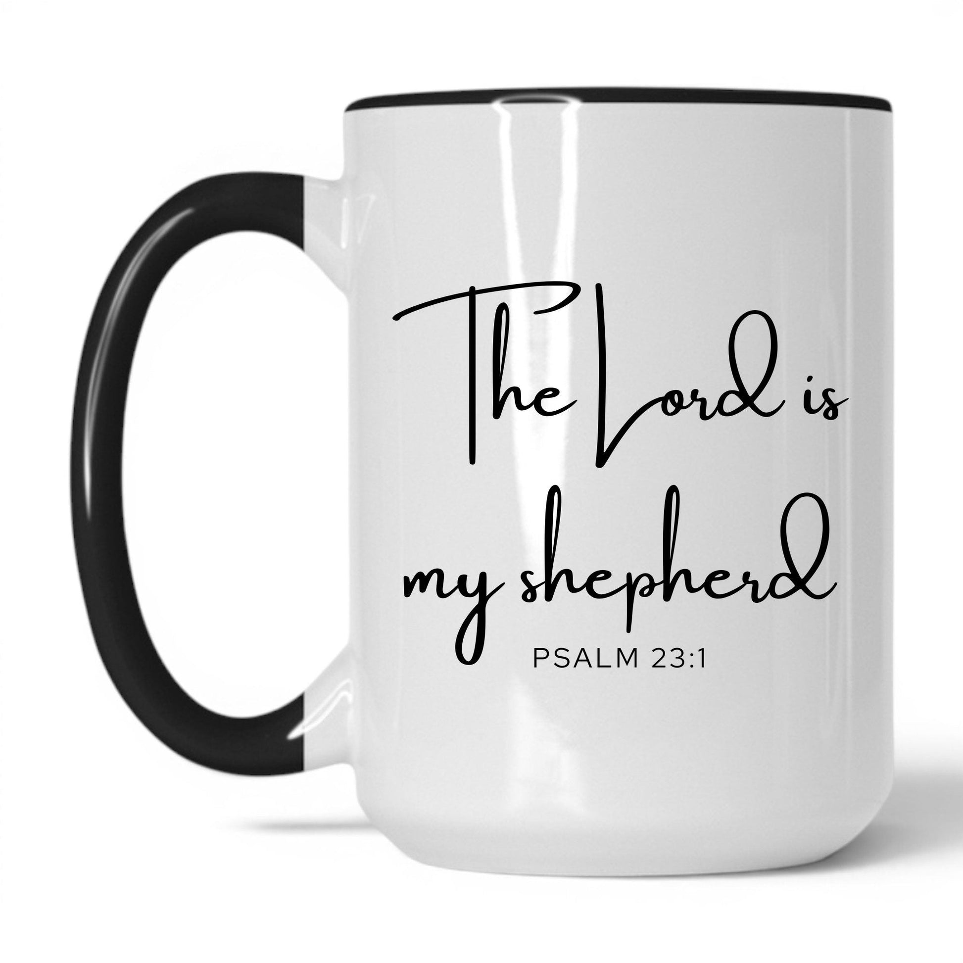 Lifestyle Photo #1 The Lord Is My Shepherd Coffee Mug