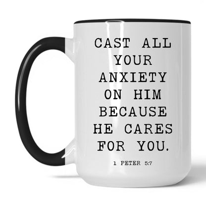 Lifestyle Photo #1 Cast Your Anxiety on Him Mug
