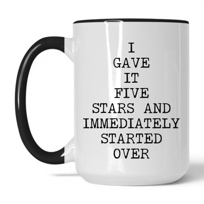 Lifestyle Photo #1 Five Stars Started Over Mug