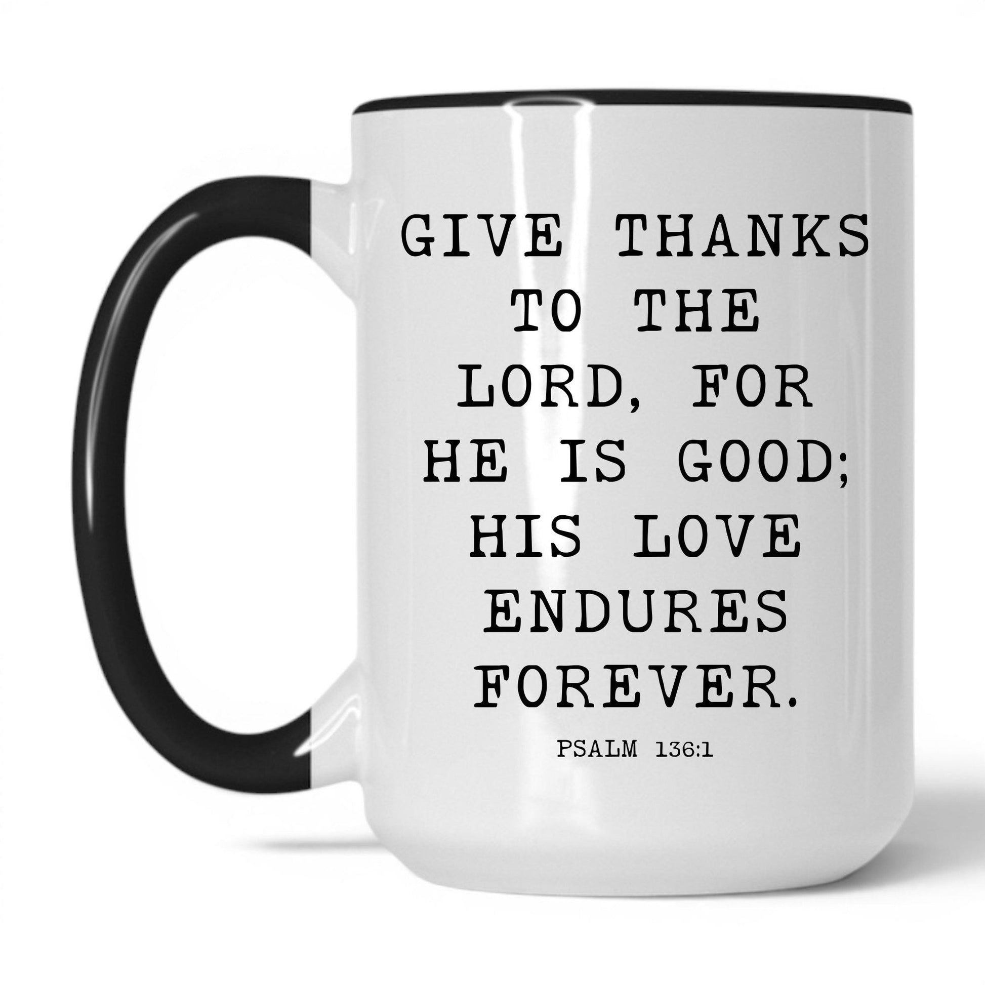 Lifestyle Photo #1 His Love Endures Forever Mug