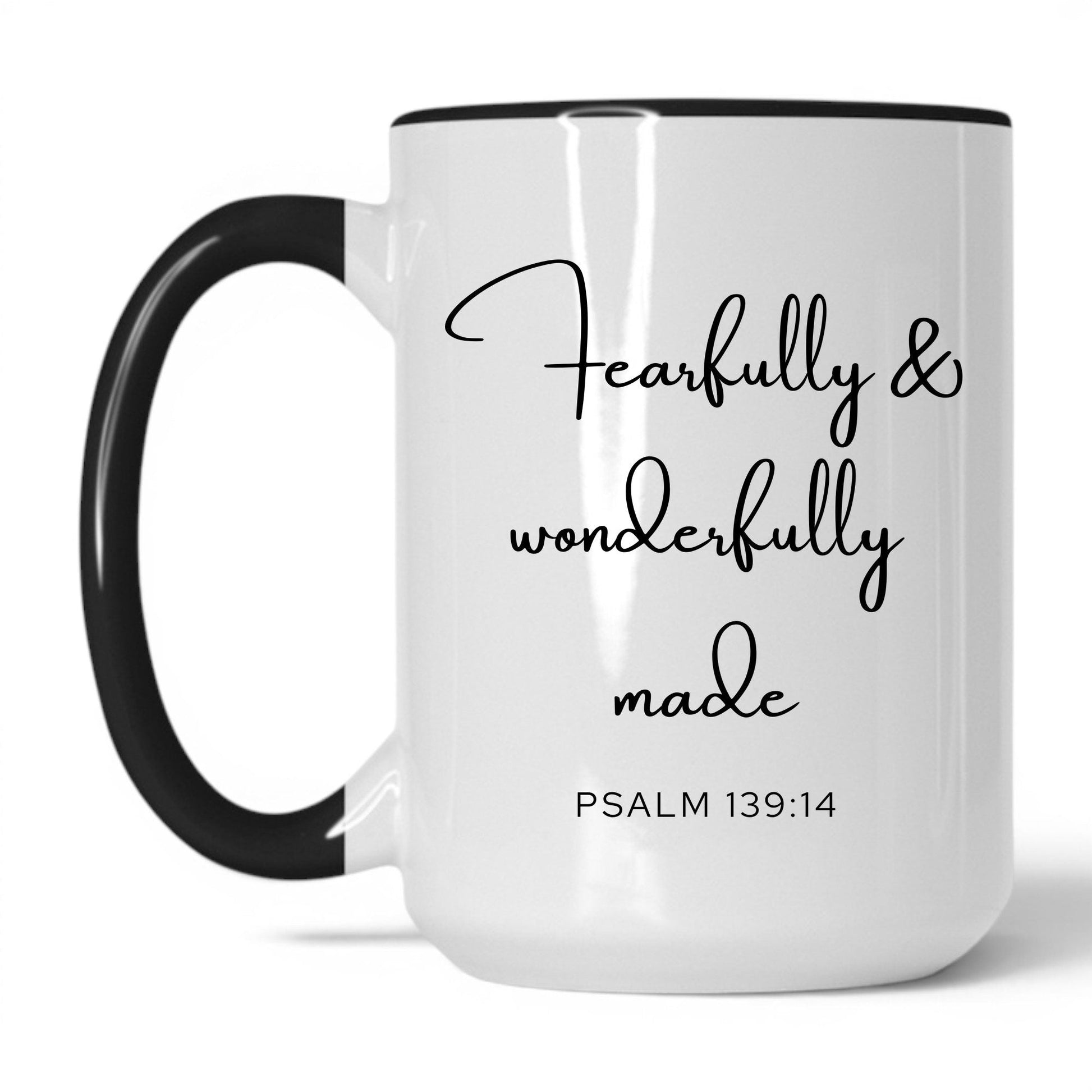 Lifestyle Photo #1 Fearfully and Wonderfully Made Mug