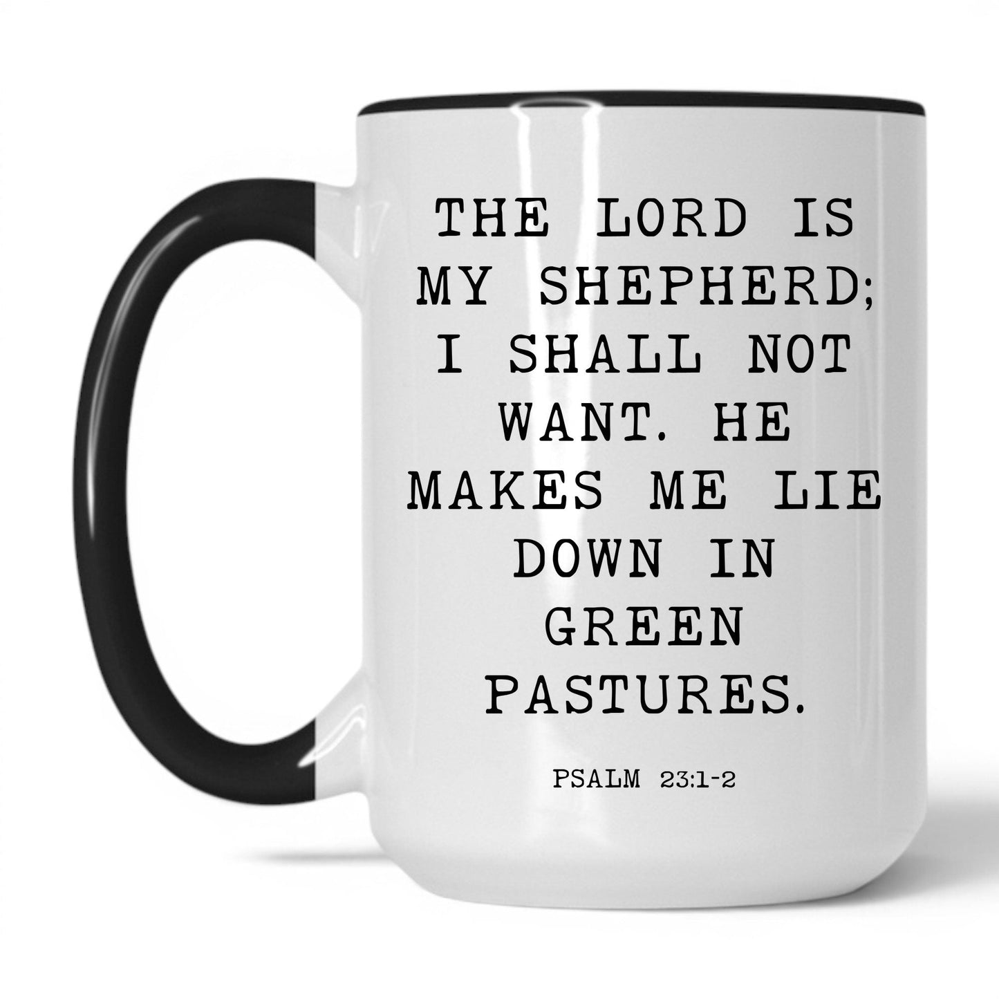 Lifestyle Photo #1 The Lord Is My Shepherd Mug