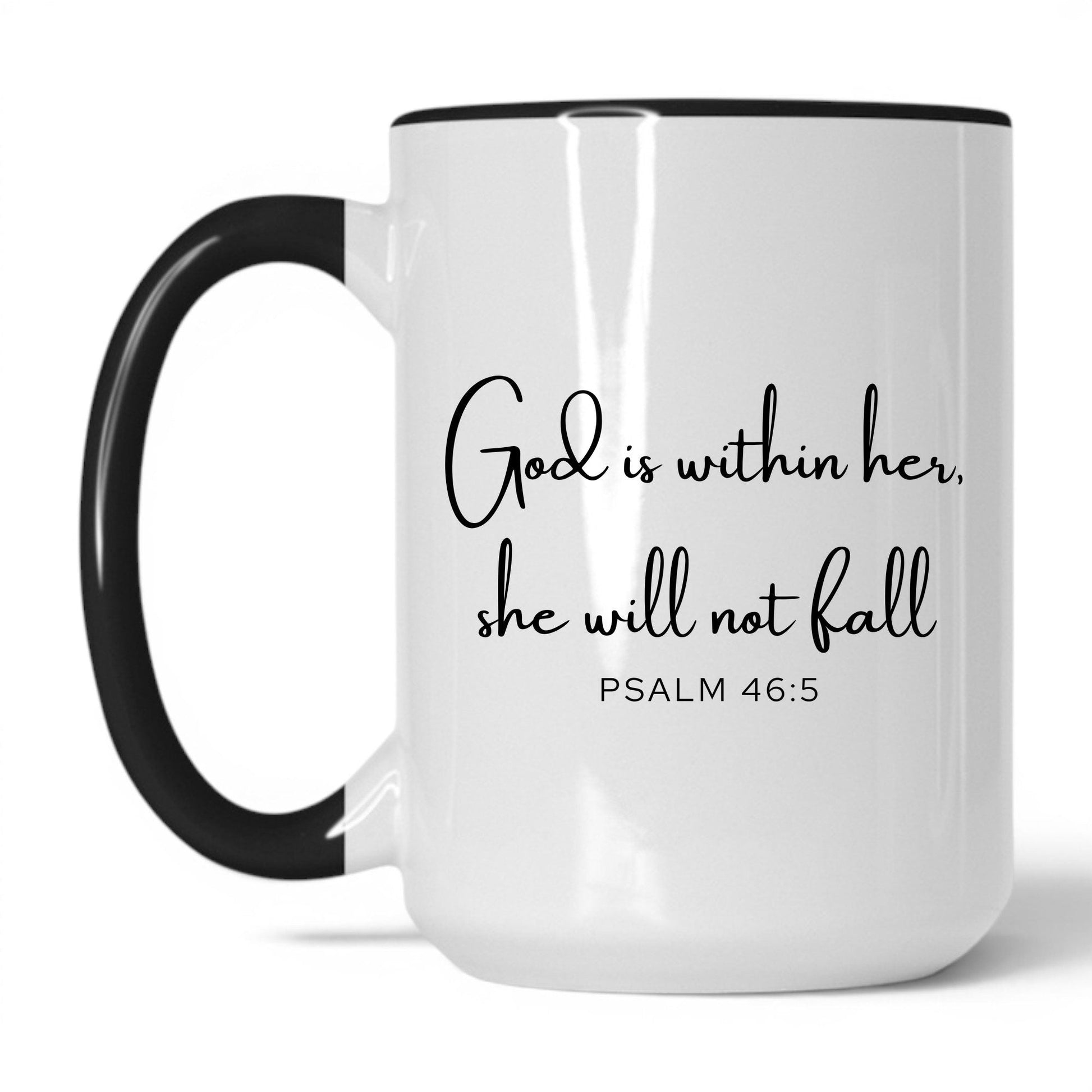Lifestyle Photo #1 God Is Within Her Mug