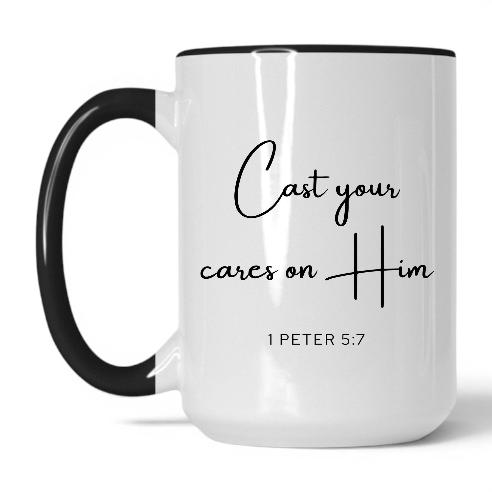 Lifestyle Photo #1 Cast Your Cares on Him Mug
