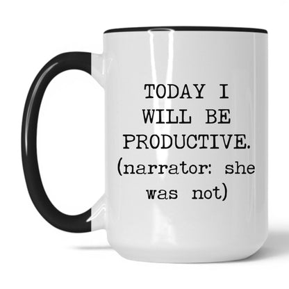 Productive Narrator Coffee Mug