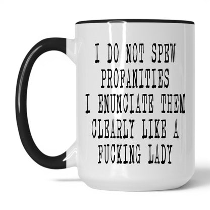 Lifestyle Photo #1 Spicy Profanities Like a Lady Mug
