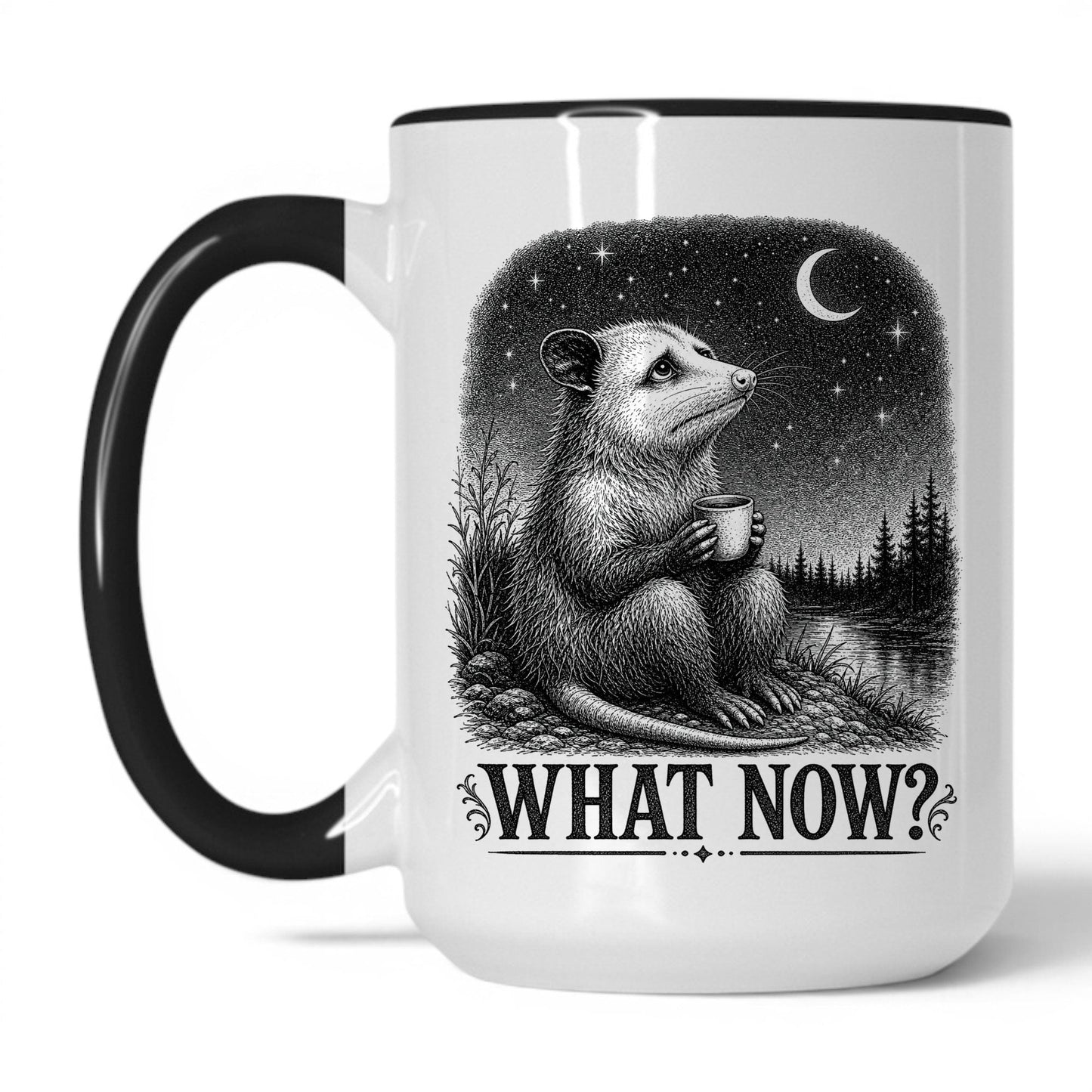 What Now Opossum Coffee Mug