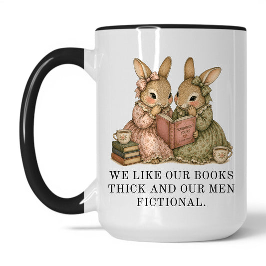 Lifestyle Photo #1 Thick Books Fictional Men Mug