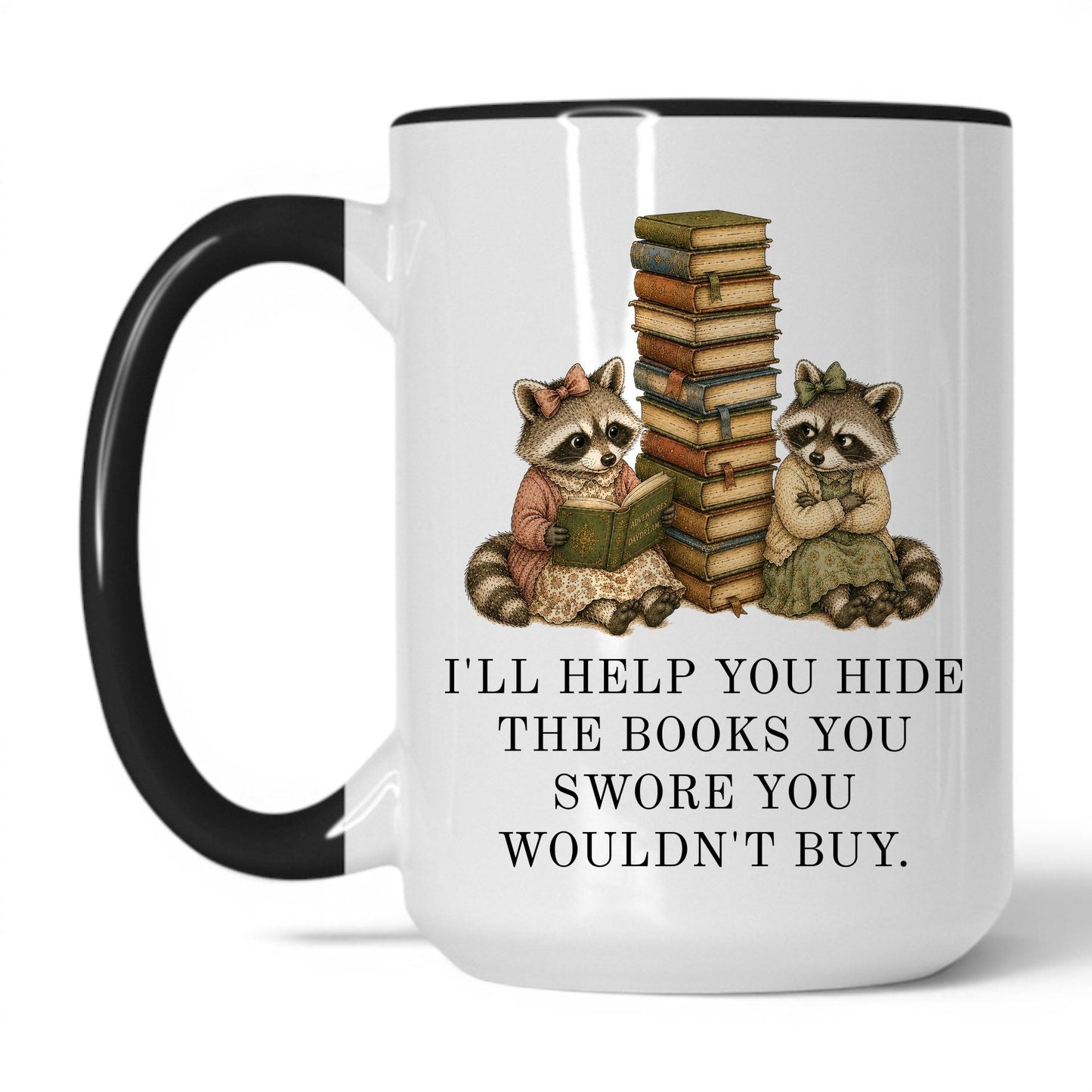 Lifestyle Photo #1 Help You Hide The Books Mug