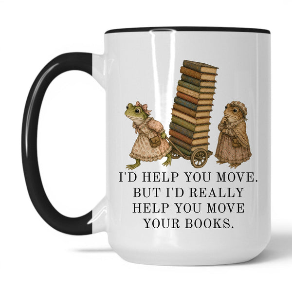 Lifestyle Photo #1 Help You Move Your Books Mug