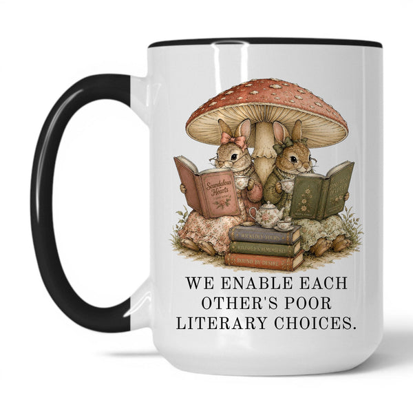 Lifestyle Photo #1 Poor Literary Choices Mug